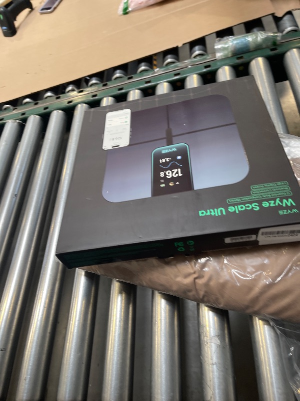 Photo 1 of Ultra, Smart Scale with 4.3" Color Display, FSA HSA Eligible, Digital Bathroom Scale for Body Weight BMI Muscle Mass Composition, Wi-Fi & Bluetooth Body Fat Scale with Heart Rate, 400 lbs (Black)