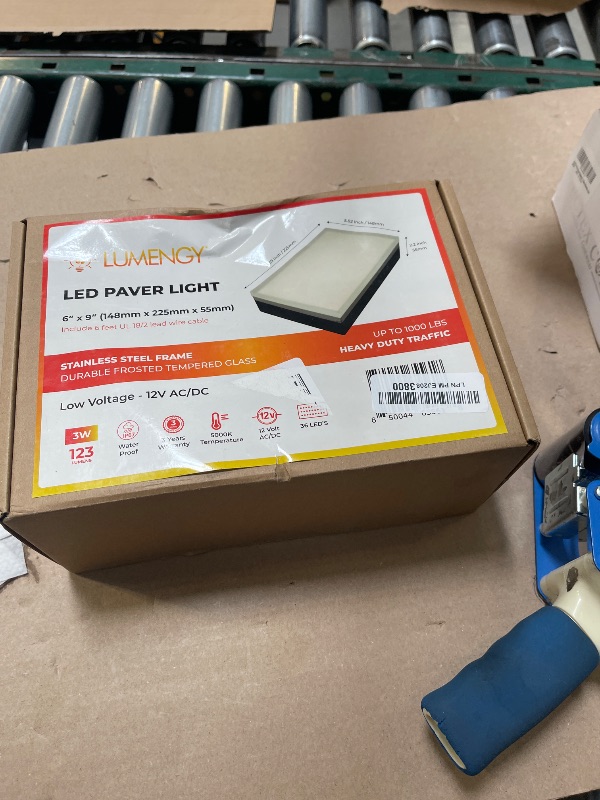 Photo 1 of LUMENGY Paver Light 6×9 Inch, (5.82 inch X 8.85 inch) Glare-Free 5000K Brick Lighting for Paver Driveways, Pathways, Patios & Garden,12V, Waterproof & Drive-Over Rated