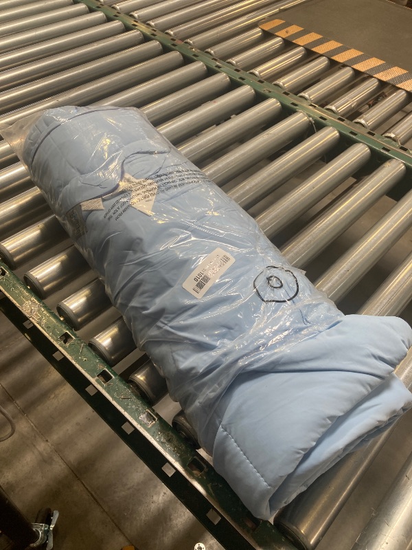 Photo 1 of Monbix ChillChilla Cooling Comforter Queen Size-3 Pieces Cooling Blankets for Hot Sleepers and Night Sweats, Double-Sided Summer Queen Comforter Set, Breathable Lightweight Blanket Blue