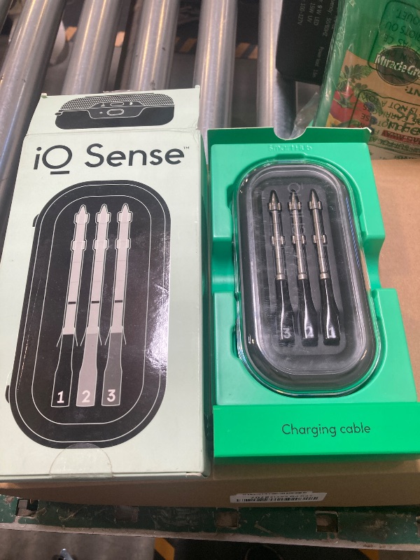 Photo 1 of CHEF iQ Sense [2025 Model] | Smart Wireless Meat Thermometer | 3 Ultra-Thin Probes | WiFi Unlimited Range | 1000°F Heat Safe | 5 Sensors | BBQ, Grill, Oven, Smoker, Air Fryer | Gen3