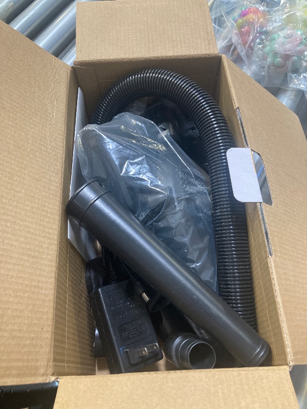 Photo 1 of KINGPKE Leaf Blower Cordless with Battery and Charger, Handheld Battery Powered Electric Leaf Blower, 2-in-1 Portable Mini Blower &Vacuum for Lawn Care, Dust/Snow Blowing