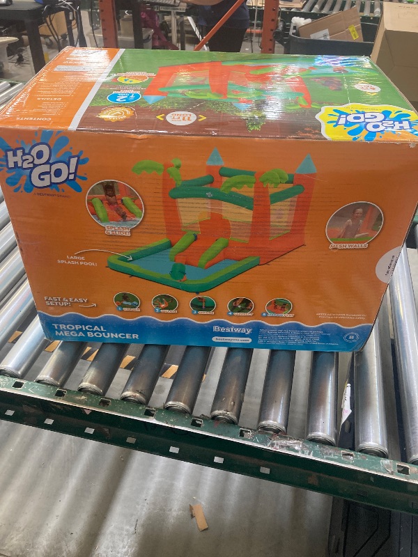 Photo 1 of H2OGO! Kids Tropical Outdoor Inflatable Mega Bouncer
