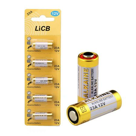 Photo 1 of LiCB A23 23A Batteries MN21 23AE GP23 21/23 Batteries Miniature 23a 12 Volt Alkaline Battery (5-Pack)