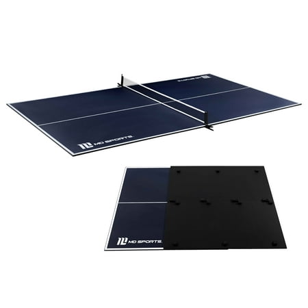 Photo 1 of Official Size Conversion Top Table Tennis Table 12mm Thick 4 Piece Pong Table by MD Sports