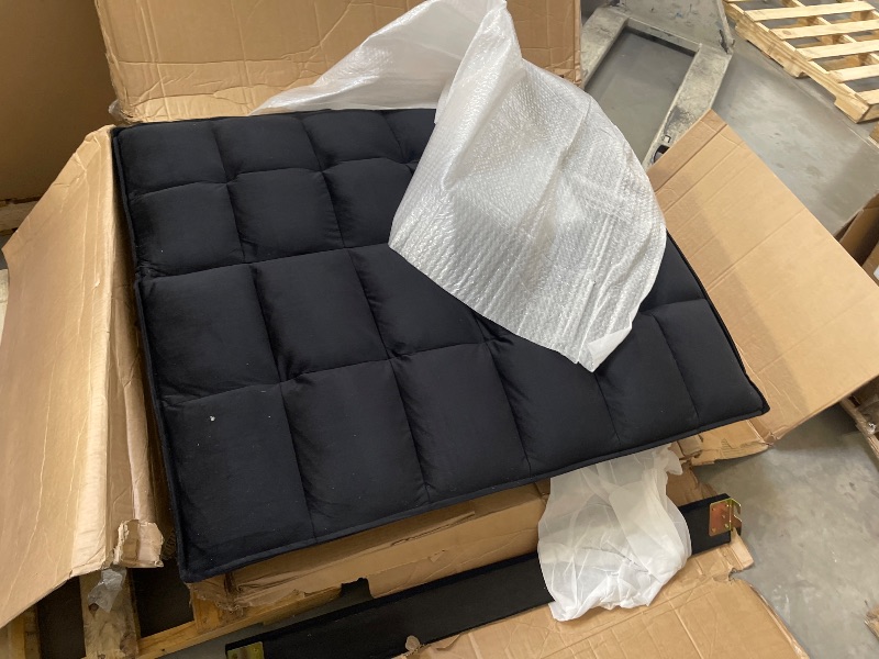 Photo 1 of Krcix 3 in 1 Pull Out Couch, 56 Inch Convertible Sleeper Sofa Bed, Loveseat with Cup Holders, Storage Pockets, USB, Sofa Couches for Living Room, Bedroom, Apartment, black