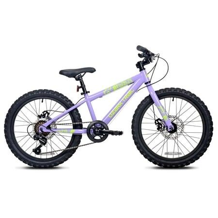 Photo 1 of 20 Ozark Trail Vibe Mountain Bicycle 7 Speed Fits Rider 3 11 -4 4 Purple Teen Unisex