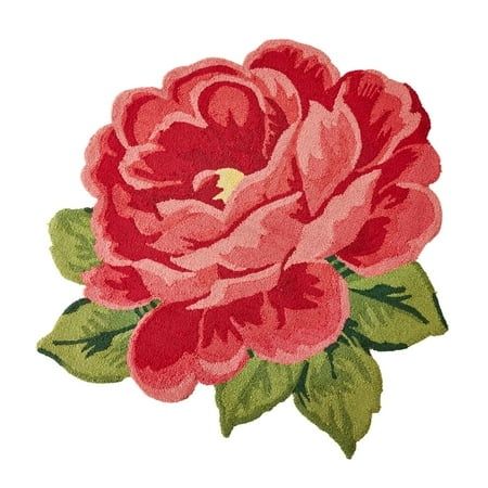 Photo 1 of The Pioneer Woman 4 Rose-Shaped Indoor Rug
