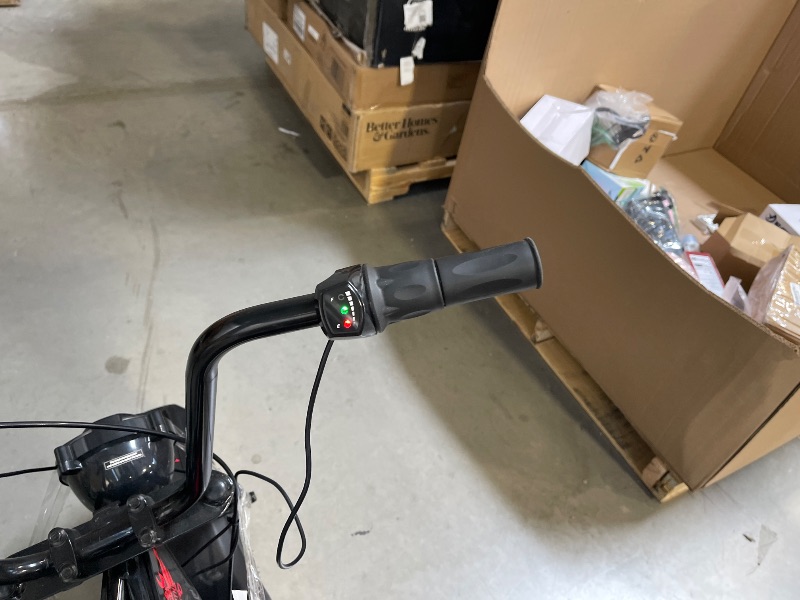 Photo 1 of Oryxearth Electric Mini Dirt Bike, 36V Battery, 1000W Motor Electrical Powered Motorcycle for Kids, 2 Speeds-15.5MPH/22 MPH, 2 Hanging Bags, Endurance 60 Mins, Up to 185lbs, Dark Style - Red