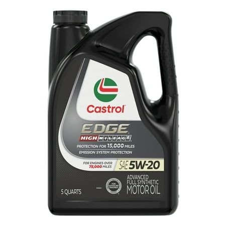 Photo 1 of Castrol EDGE High Mileage 5W-20 Advanced Full Synthetic Motor Oil 5 Quarts