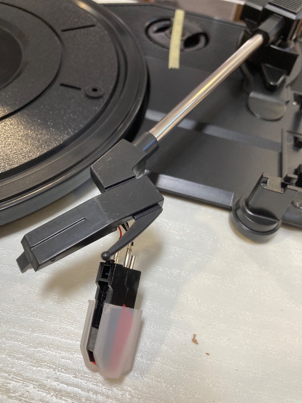 Photo 1 of Vinyl Record Player with Upgraded Speakers Bluetooth Turntable Support USB AUX-in Headphone RCA Line-Out Auto-Stop 3 Speed Belt-Driven Vintage Portable Vinyl Player Mirror Design