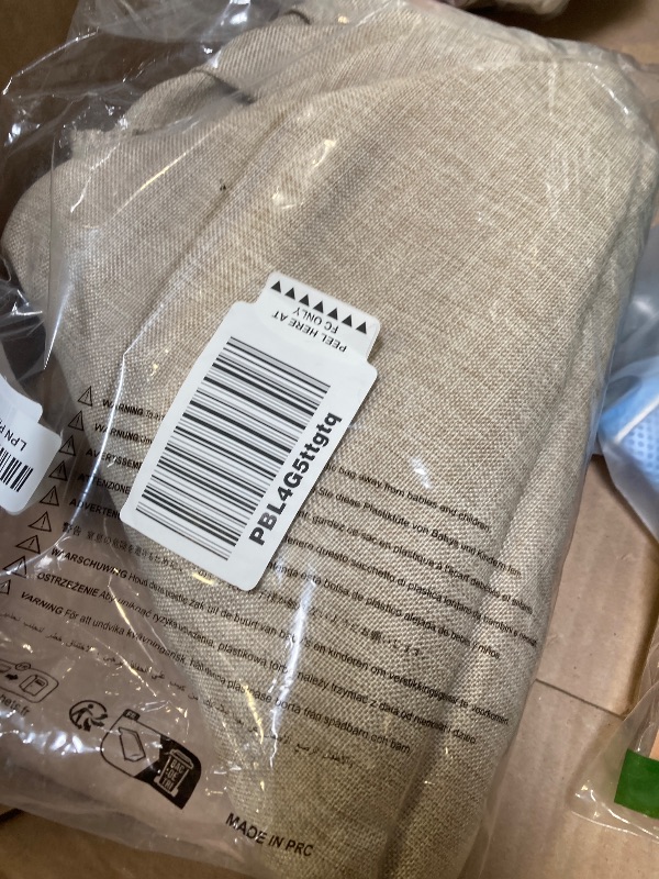 Photo 1 of Hiasan Round Linen Tablecloth 90 Inch - Wrinkle and Stain Resistant Washable Polyester Fabric Table Cloth for Dining Room Kitchen Party, Beige