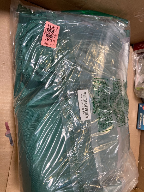 Photo 1 of Canopy Replacement Top Outdoor for 10x10 Pop up Tent only Silver Coated Cover with Ropes, Green