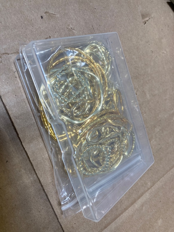 Photo 1 of  Golden Hollow Frame Pendants Twist Linking Rings 10 Styles Open Bezel Charm Connectors Earring Beading Hoop for Earrings Bracelet Necklace Macrame Making