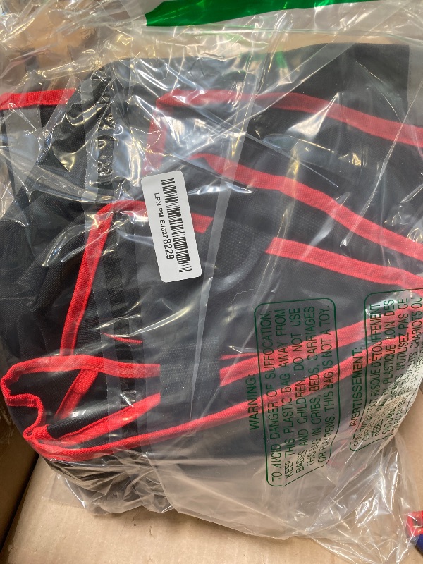 Photo 1 of Acshio Insulated Pizza Delivery Bag, 20''L x 20''W x 8''H Professional Thermal Pizza Warmer Bags, Large Heavy Duty Pizza Carrier, Hot Cold Food Delivery Bag for Delivery Bike, Camping