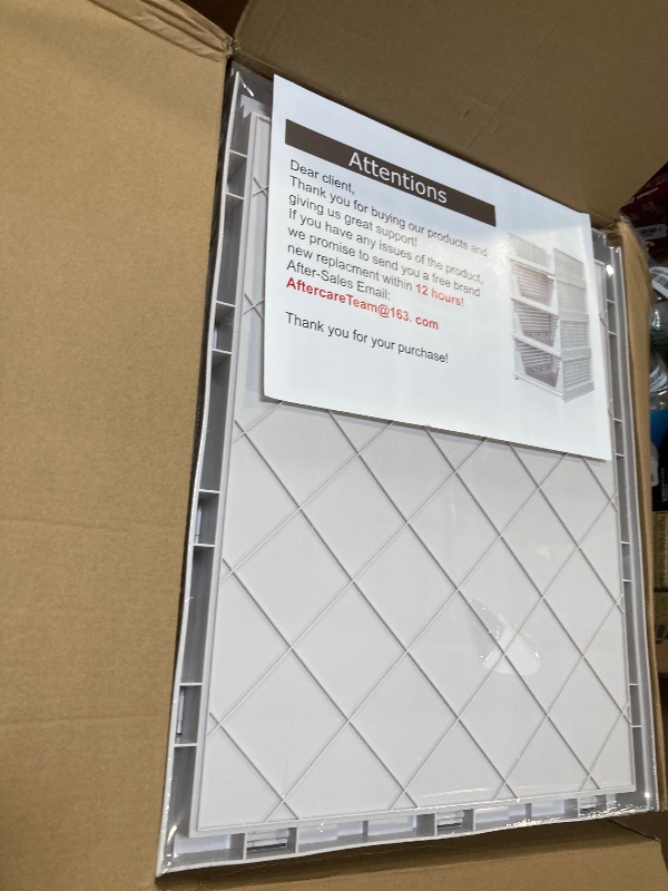 Photo 1 of 5 Pack Stackable Closet Storage Basket - Stackable Storage Bins, Multifunctional & Foldable Closet Organizer, Wardrobe Cupboard Space-Saving Hat Storage Drawer Organizer, White