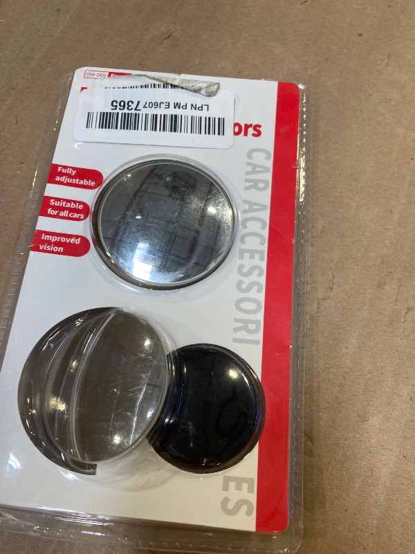Photo 1 of Lyxheth 2PCS Blind Spot Mirror, Side Mirror Blindspot, Frameless Car Blindspot Mirrors with Self Adhesive, Universal 2 Inch Round Rear View Convex Mirrors Car Accessories Fit for SUV (Circle, 2PCS)