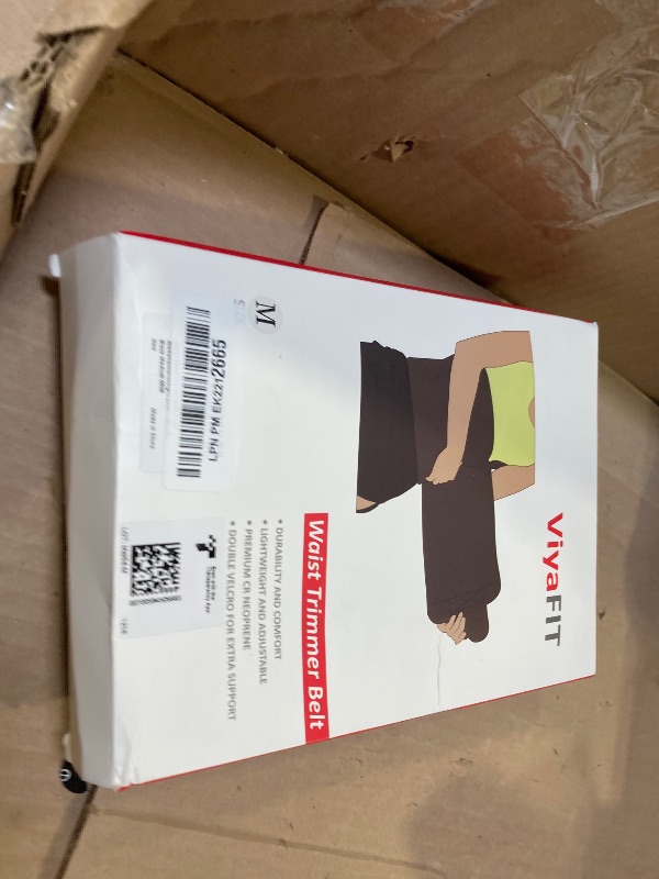 Photo 1 of Viyafit Waist Trimmer Belt, Premium Waist Trainer for Women & Men Weight Loss Red