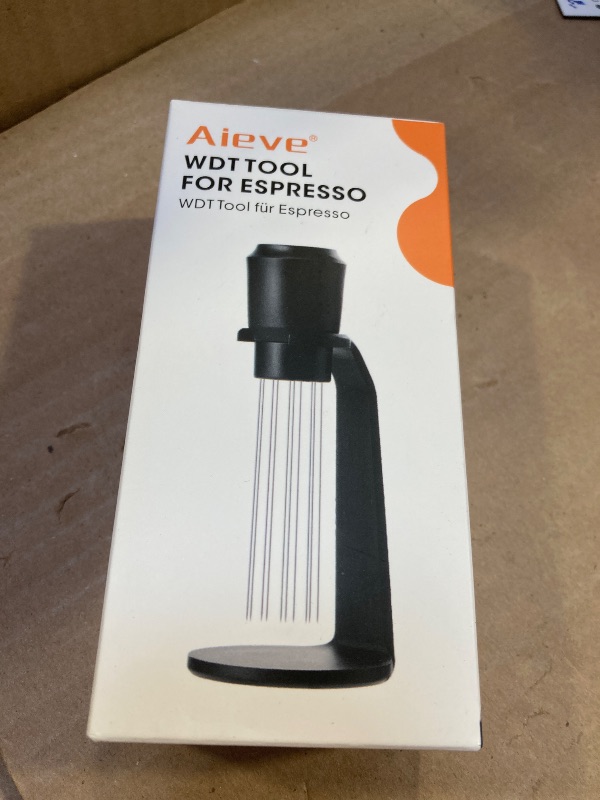 Photo 1 of Aieve WDT Tool Espresso, Distribution Tool Espresso Accessories, 10 Needle Coffee Stirrer with Stand for Barista (Ease of Use in 2 Ways Installtion)