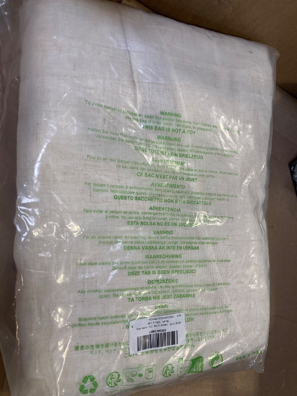 Photo 1 of NICETOWN Natural Linen Curtains 84 inch Long 2 Panels Set, Grommet Top Thick Linen Burlap Semi Sheer Vertical Drapes Privacy Assured with Light Filtering for Bedroom/Living Room, W55 x L84