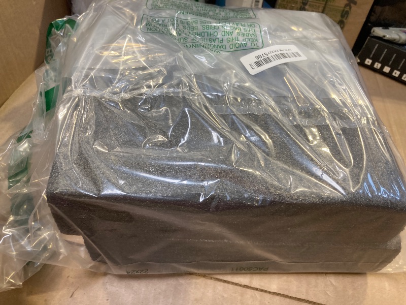 Photo 1 of Frienda 2 Pcs Polyethylene Foam Sheet Polyethylene Insert Cuttable Packing Block Foam Padding for Toolbox Storage and Crafts(Black,12" X 10" X 2.125")