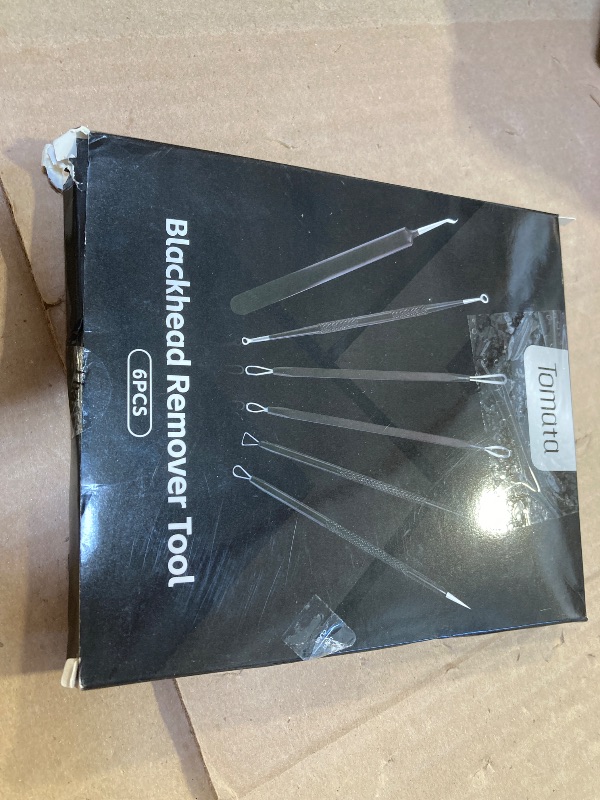 Photo 1 of Blackhead Remover Pimple Popper Tool Kit - (6 Piece Kit) - Professional Stainless Pimples Comedone Extractor Removal Tool