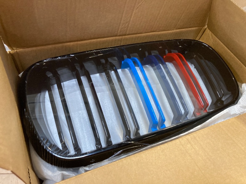 Photo 1 of X5 F15 Grill,ATPOEN Grille Front Grille Kidney Double Slats for BMW X5 F15 X6 F16 X5M F85 X6M F86 2014 2015 2016 2017 2018 2019,M-Color