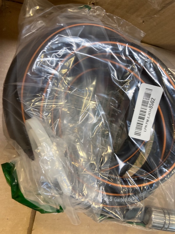 Photo 1 of Giraffe Tools Leader Hose 12ft x 5/8", Custom Length, Heavy Duty, No Kink, Flexible, Rubber Garden Hose, Leakproof Water Hose with Female to Female Fittings, 600 Burst PSI