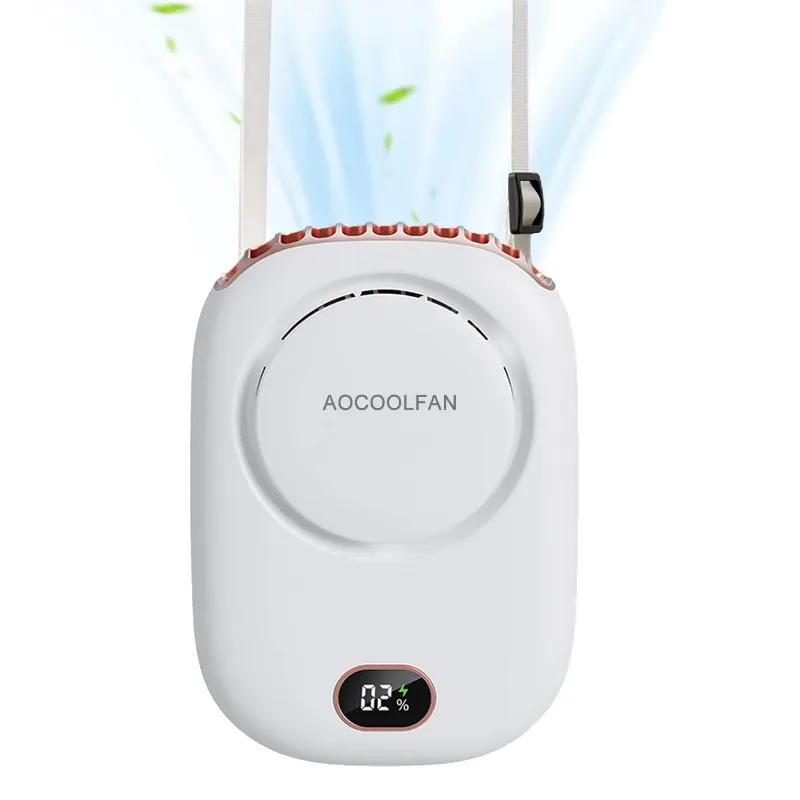 Photo 1 of AOCOOLFAN Portable Neck Fan, Mini Small Personal Handheld Fan USB Rechargeable 3 Speed for Girls Boys Woman Eyelash Travel Home Office Outdoor 