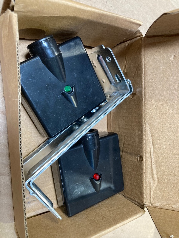 Photo 1 of for Genie Garage Door Sensor with Bracket, GSTB-R STB-BL Safety Beams Replacement for Genie/Overhead Garage Door Sensor, Compatible with Genie/Overhead Garage Door Opener Made After 1993