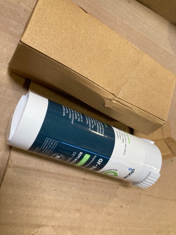 Photo 1 of GLACIER FRESH Water Filter Compatible with XWFE (Built-in CHIP), Replacement for GE XWFE, XWF Refrigerator Water Filter NSF/ANSI 42 Certification Pack of 1