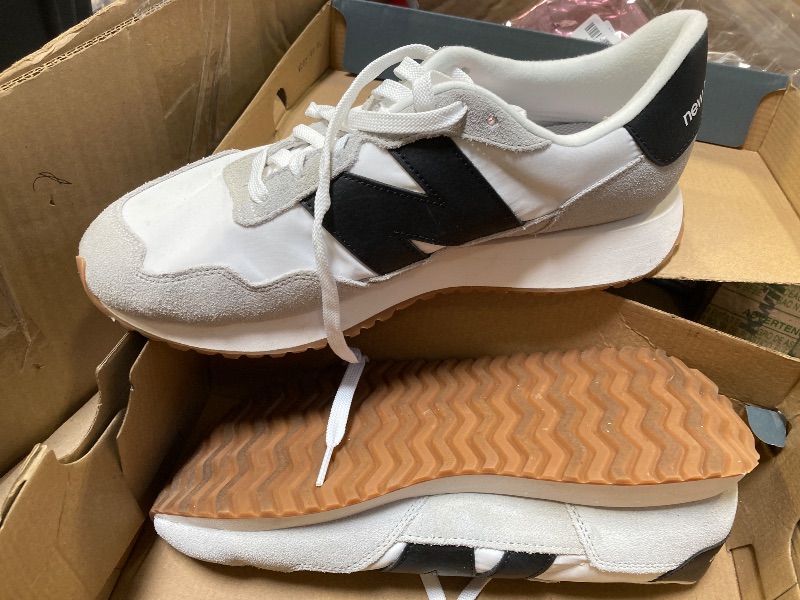Photo 1 of New Balance Men's 237 V1 Sneaker, White/Brighton Grey/Black, 10.5