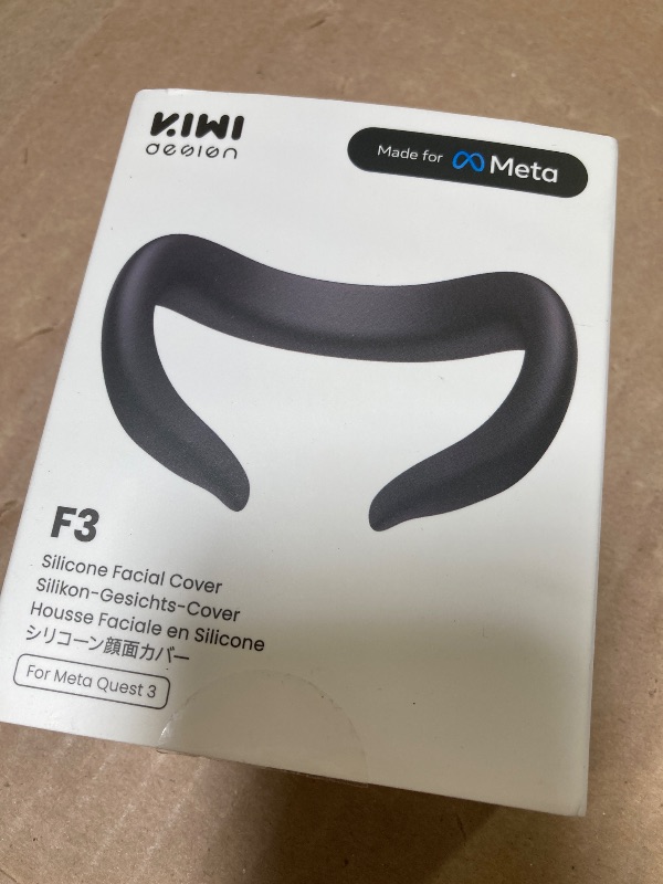 Photo 1 of KIWI design F3 Silicone Facial Interface Compatible with Meta/Oculus Quest 3, Sweatproof VR Face Cover Accessories, Not for Quest 3S