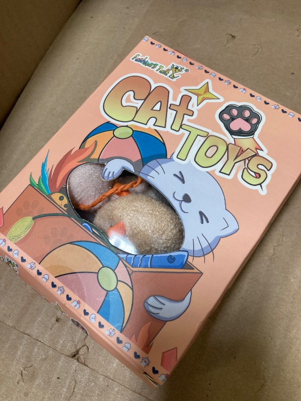 Photo 1 of Fashion's Talk Cat Mice Toy 18-Pack Plush Catnip-Filled Mice Toys for Indoor Cats - Realistic Design, 9 Assorted Colors, 2 of Each, Value Pack