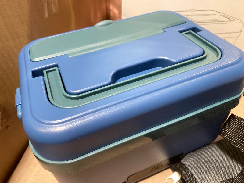 Photo 1 of VASG Cordless Electric Lunch Box for Adults, 16000mAh Rechargeable Auto Heated Lunch Box, 1L Portable Self-Heating Food Warmer for Office, Picnic, Car & Outdoor Use