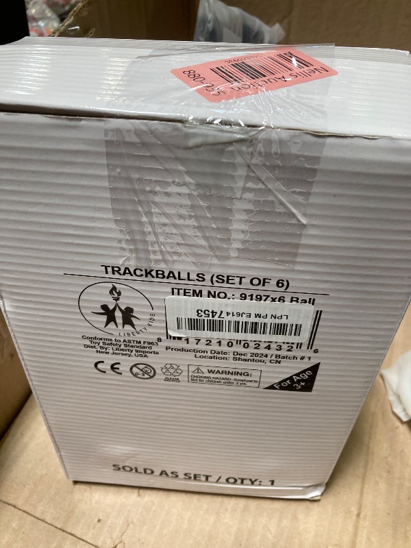 Photo 1 of Liberty Imports 6 PCS Replacement Trackball Sport Chuck and Catch Ball Lacrosse Plastic Lightweight Balls Toy for Classic Outdoor Launch Games