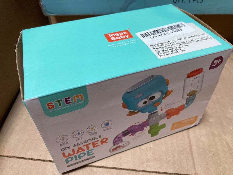 Photo 1 of SOCBTNSO DIY Assemble Water Pipe, Bath Toys for Kids Ages 4-8, Building Kit for Ages 5-7, Fun Bath Tub Time Birthday Gifts for Toddlers 3 + Year Old Boys & Girls