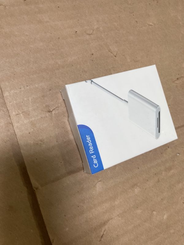 Photo 1 of SD Card Reader for iPhone iPad Camera,Dual Card Slot Memory Card Reader Supports SD and TF Card Trail Camera Viewer Sd Card Adapter Portable Micro Sd Card Reader No Application Required Plug and Play