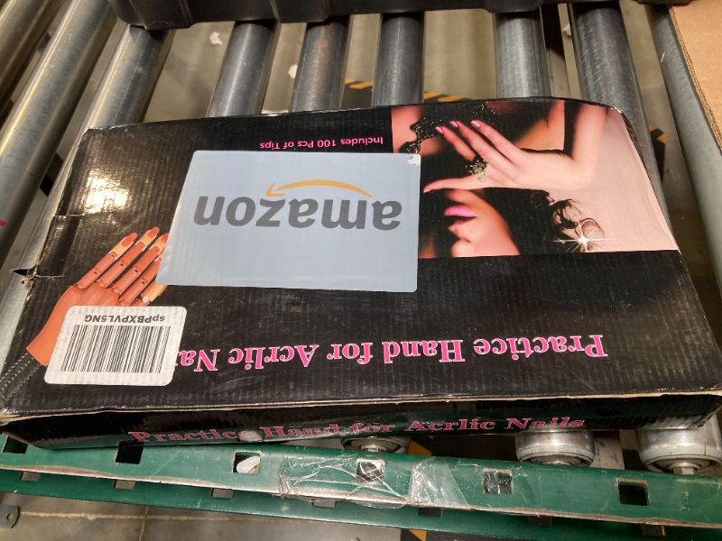 Photo 1 of Magnetic Practice Hand for Acrylic Nails: Flexible Fake Nail Training Hand Practice - Manicure Hand Practice Kit for Beginners with 200PCS Nail Tips