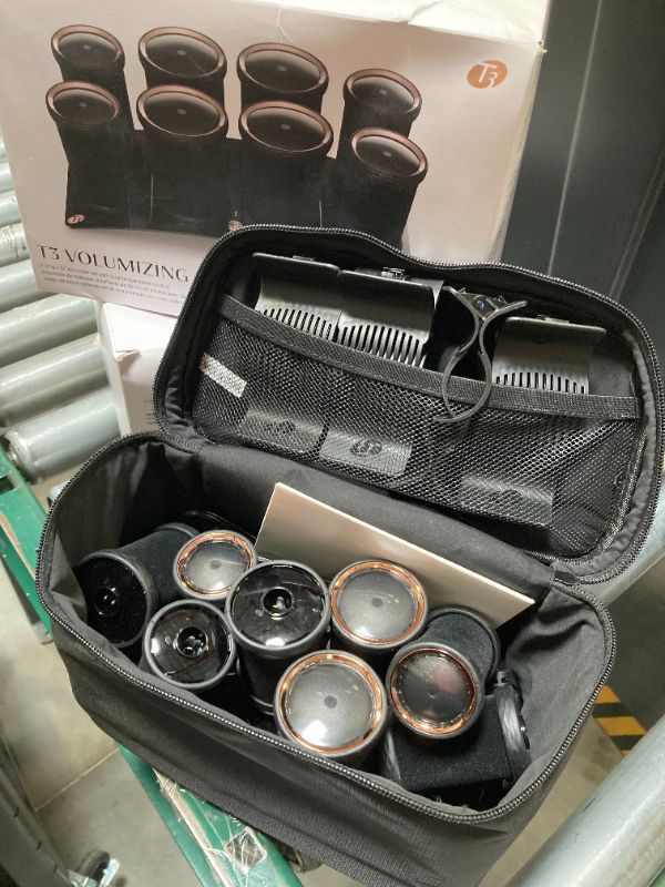 Photo 1 of T3 - Volumizing Hot Rollers LUXE | Premium Hair Curler Set for Long Lasting Volume, Body & Shine | Set of 8-4 XL (1.75") & 4 Large (1.5”)