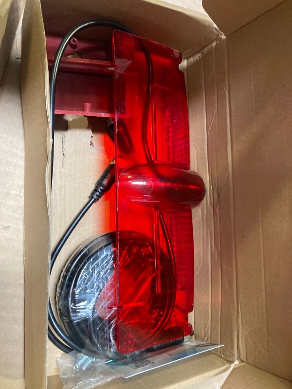 Photo 1 of Fancemot Third Brake Light Rear View Reverse Backup Camera Compatible with Chevy Express 2003-2019, 3rd Brake Light Position Mounted Reversing Lights with Backup Camera