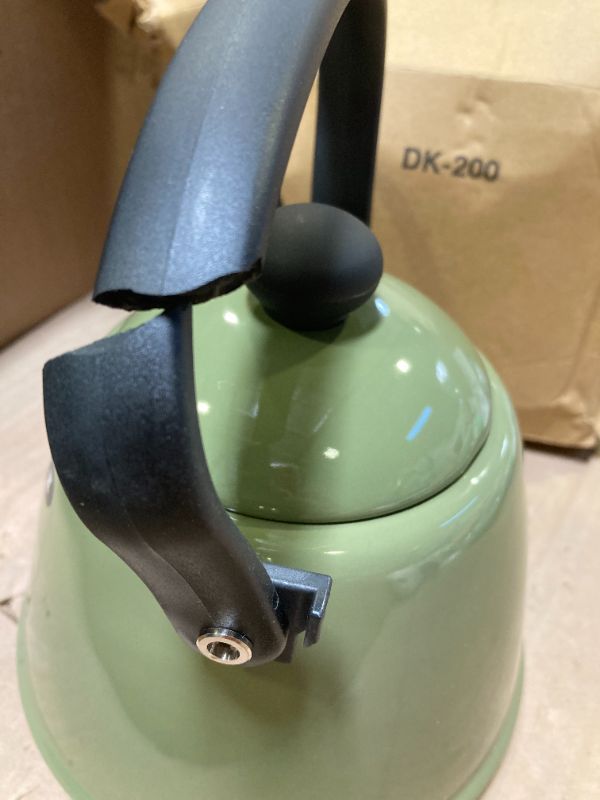 Photo 1 of Nodahoro Drip Kettle, 0.6 gal (2 L), Enameled Gas Fire/Induction Compatible, Thin Mouth, Made in Japan, Olive DK-200OL