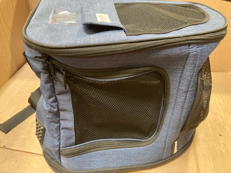 Photo 1 of Pecute Pet Carrier Backpack, Dog Carrier Backpack, Expandable with Breathable Mesh for Small Dogs Cats Puppies, Pet Backpack Bag for Hiking Travel Camping Outdoor Hold Pets Up to 17 Lbs