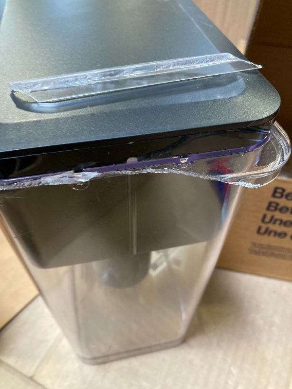 Photo 1 of Brita Water Dispenser, UltraMax Elite Filter, Removes 99% of Lead, Includes 1 Filter, 27-Cup Capacity, Black
