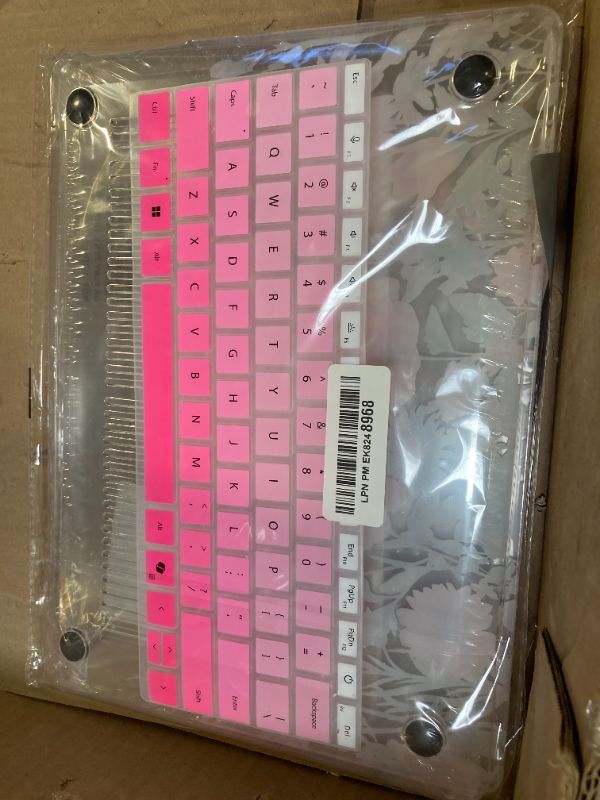 Photo 1 of Mektron Case for 13.8" Microsoft Surface Laptop 7 Windows 11 AI PC 2024 Surface Laptop 13.8 Inch Cover Fits Model 2036, Keyboard Cover +Screen Protector +Dust Plugs, Floral P165