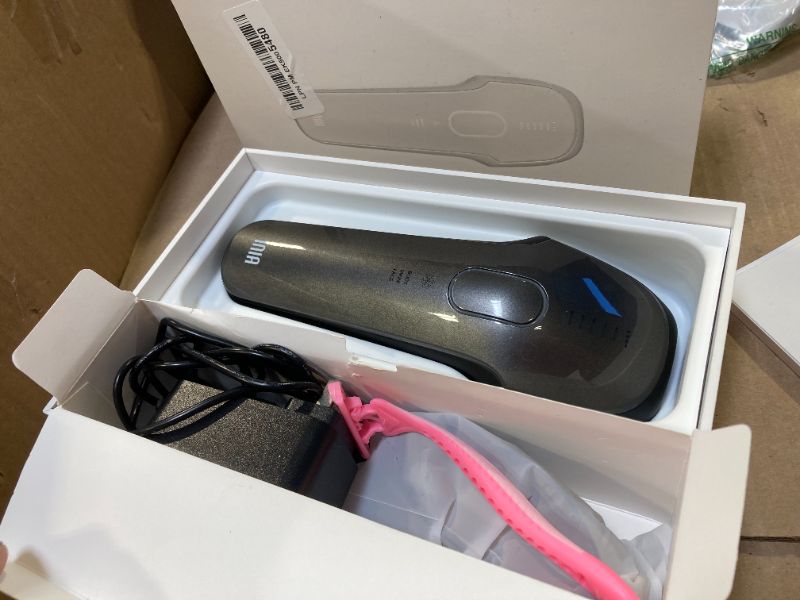 Photo 1 of INIA Laser Hair Removal with Ice-Cooling Care for Women and Men, HAUTE Pro Painless at-Home IPL Hair Remover for Coarse Hair in Bikini All Body Areas, Latest Generation for Effective Results (Black)