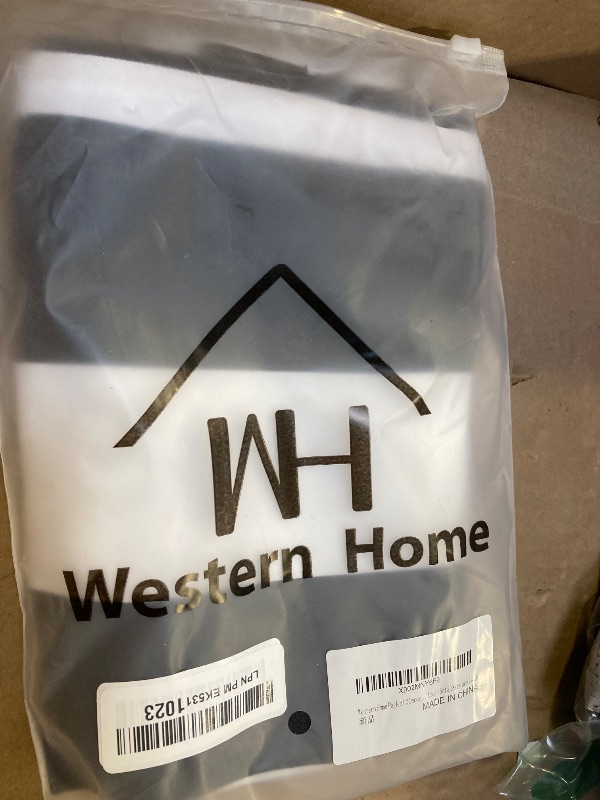 Photo 1 of WESTERN HOME WH Pack of 2 Decorative Outdoor Waterproof Striped Throw Pillow Covers Polyester Garden Modern Farmhouse Striped Cushion Cases for Patio Tent Balcony Couch Sofa 18x18 inch Black