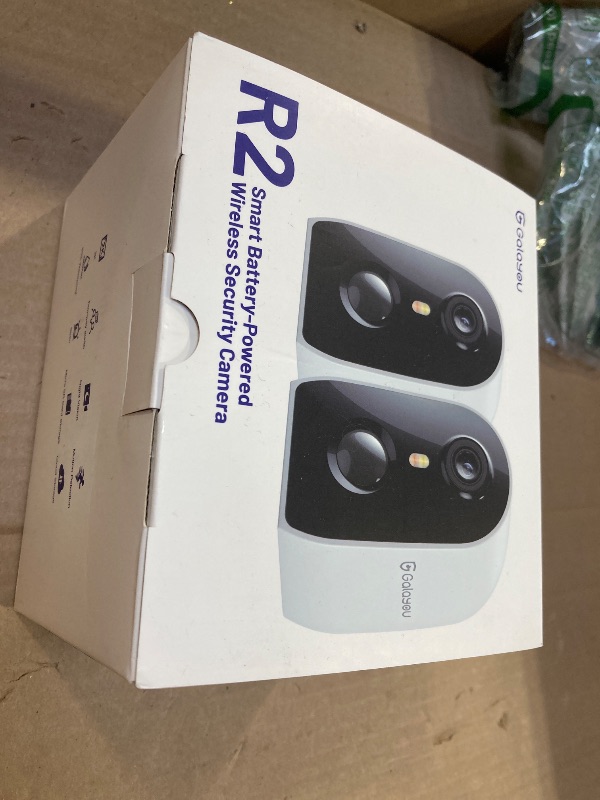 Photo 1 of GALAYOU 2K Outdoor Camera Wireless - Battery Powered Security Camera AI Motion Detection Siren Alarm, Home Cameras with Color Night Vision, 2-Way Talk, Waterproof, Cloud/SD Storage 2PACK 2.4Ghz WiFi