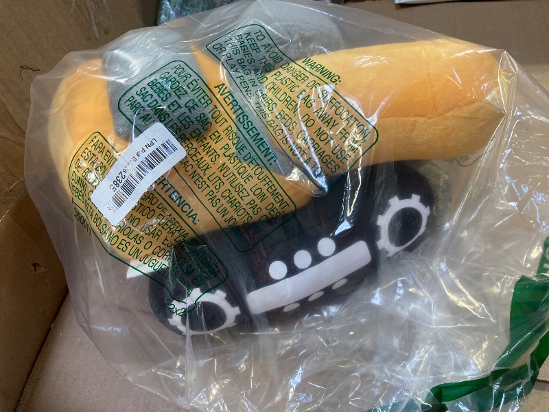 Photo 1 of YONLIT Soft Excavator Stuffed Construction Toy Super Cute Plush Digger Trucks Excellent Gifts for Kids or Birthday Party 11 Inches