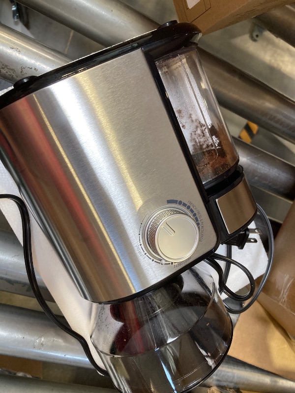 Photo 1 of SHARDOR Burr Coffee Bean Grinder Electric, Adjustable Burr Mill with 16 Precise Grind Setting for 2-14 Cup, Silver