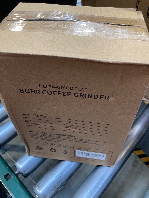 Photo 1 of SHARDOR Burr Coffee Bean Grinder Electric, Adjustable Burr Mill with 16 Precise Grind Setting for 2-14 Cup, Silver
